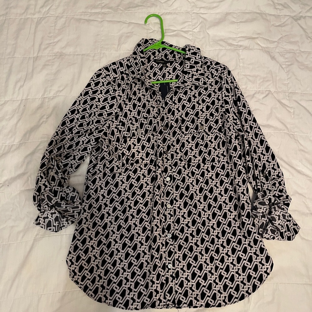 B&W blouse